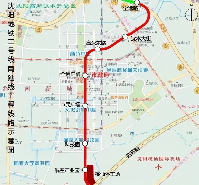 沈阳地铁12号线最新线路图，城市脉络的新飞跃